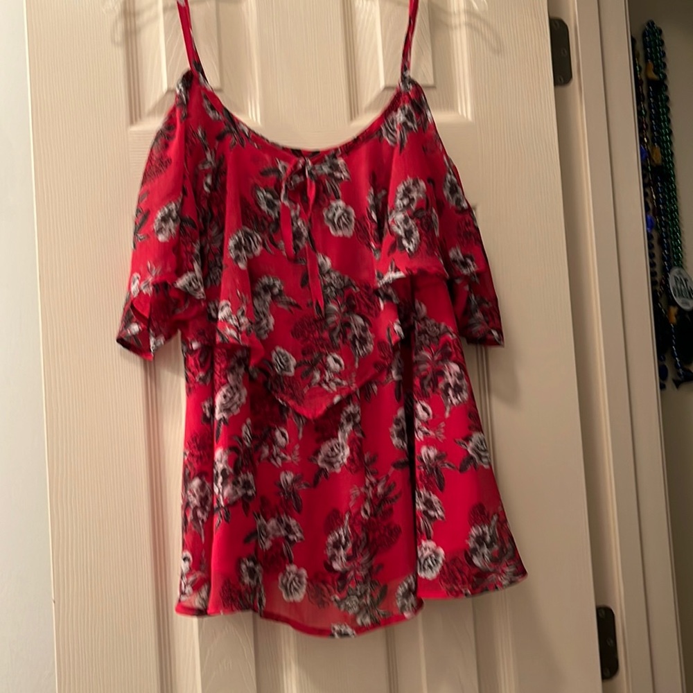 Cold shoulder blouse